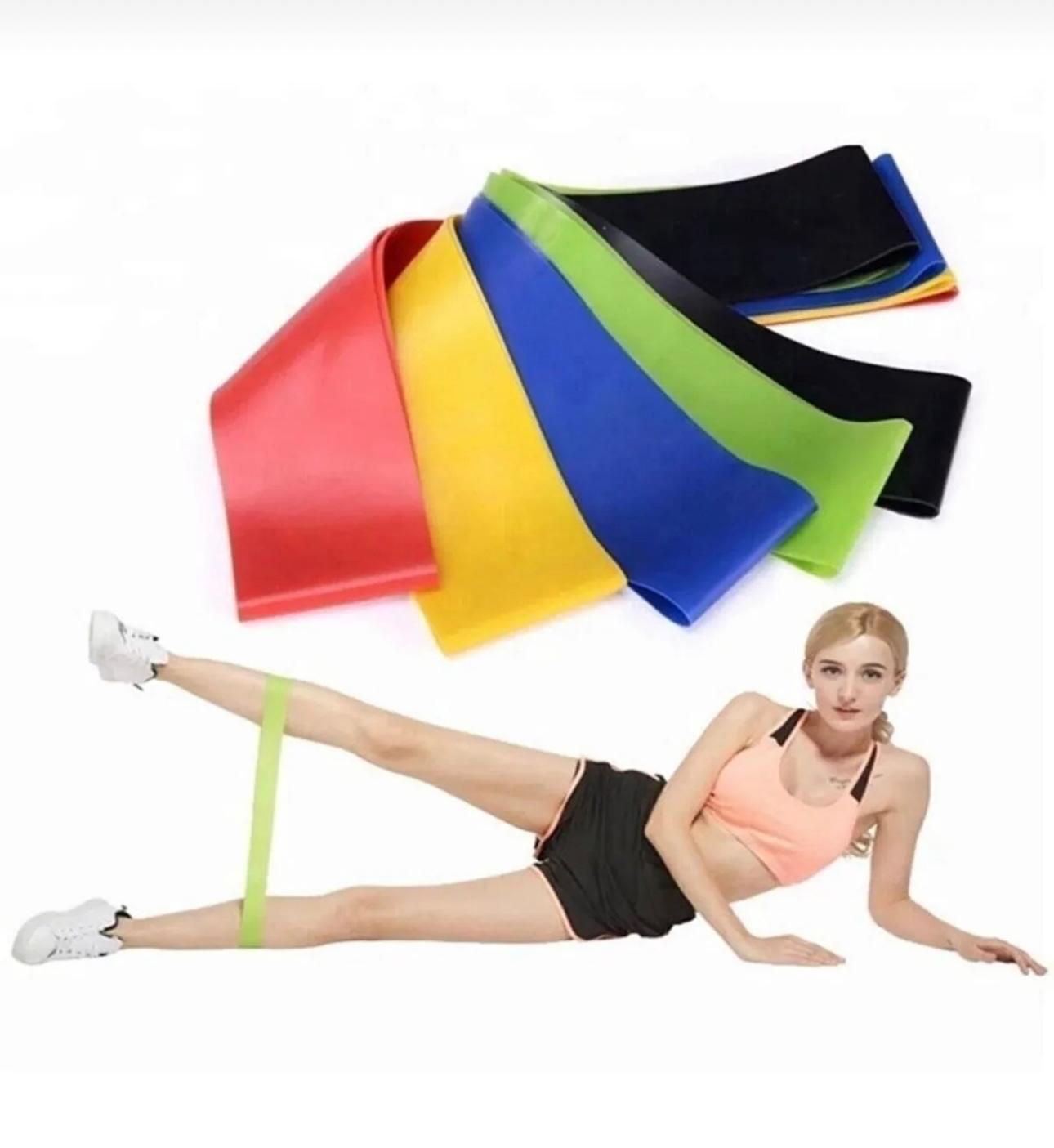 Direnç Lastiği Pilates Squat – 5’li Direnç Seti