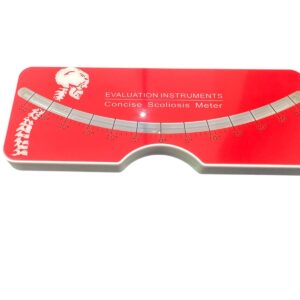 Skolyometre Skolyoz Ölçer Kırmızı Renkli